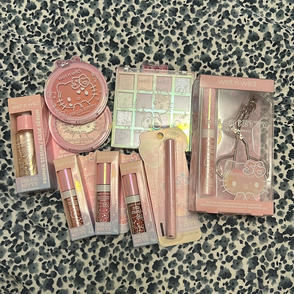 Hello Kitty 50th anniversary set of random make up